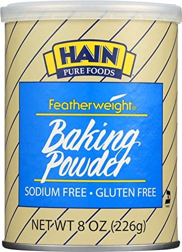 Hain Pure Foods Gluten-Free Featherweight Baking Powder, 8 oz. (Pack of 4)