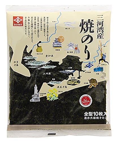 Nagai Nori Halal Mikawa Bay production grilled glue all type 10 sheets X 5 bags