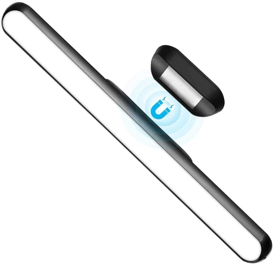 WILLED Rechargeable Light Bar, 3W Touch Light Built-in 2000mAh Battery and Stick Magnet Mount, for Reading, Closet, Cabinet, Makeup Mirror, Bedside, Study Light