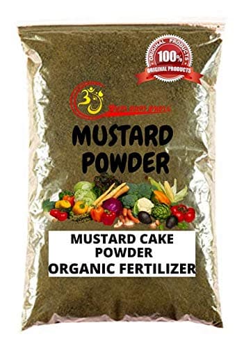 Bum Bum Bhole Organic Power Fertilizer Mustard Cake Powder- 100% Natural Organic Fertiliser for Home Garden Plant Growth Nutrient 2kg