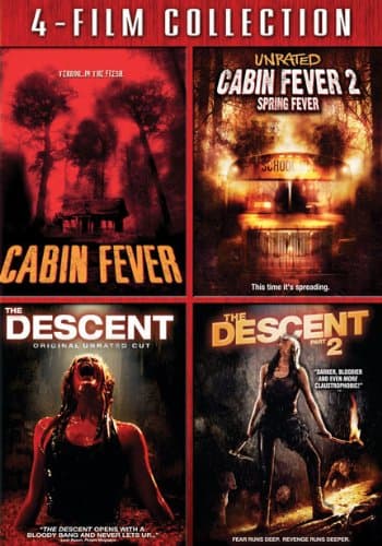 4-Film Collection Cabin Fever/ Cabin Fever 2/ Descent/ Descent 2 [DVD]