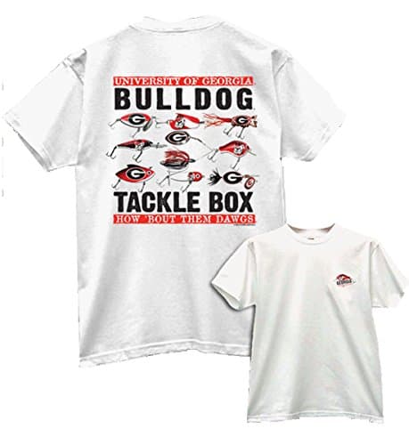 University Of Georgia Bulldogs Tackle Box T-shirt-xl