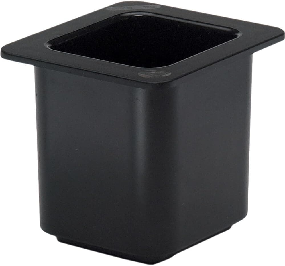 Cambro 66CF110 ColdFest Black 1/6 Size 6" H Cold Food Pan