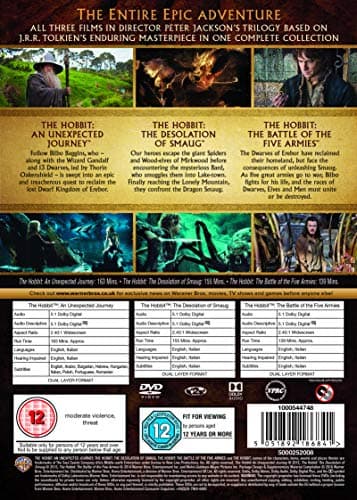 The Hobbit Trilogy [DVD] [2014] [2015]