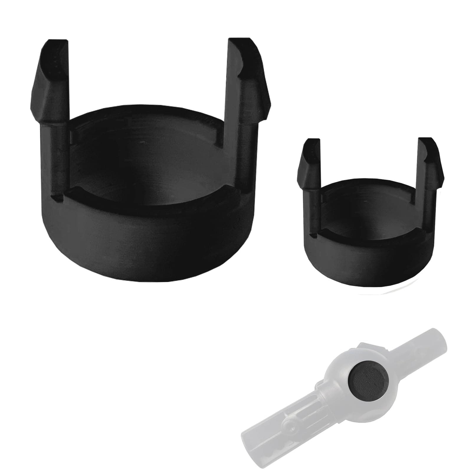 TEYOUYI 2pcs Button for Babyzen YOYO/YOYO + / YOYO² Stroller Replacement Parts Compatible with Babyzen YOYO/YOYO + / YOYO² Stroller Accessories for Baby Stroller Black