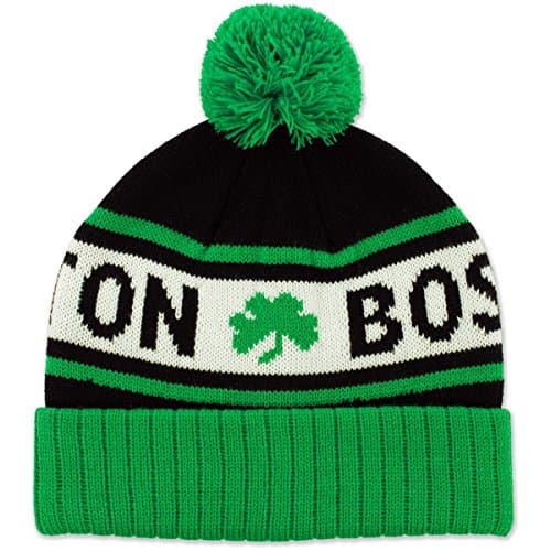 Boston Shamrock Old School Knit Winter Hat