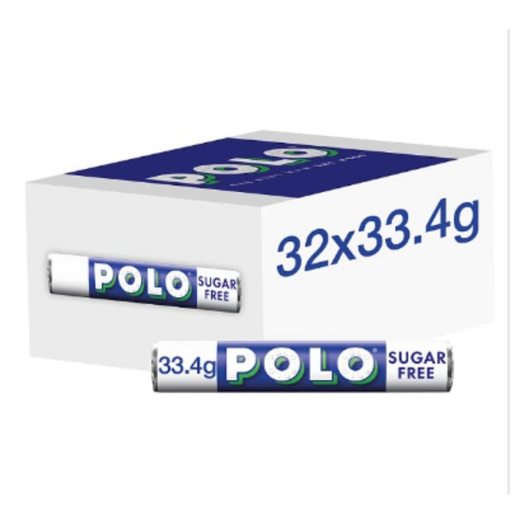 Polo Sugar Free Mint Tube 33.4g x Case of 32