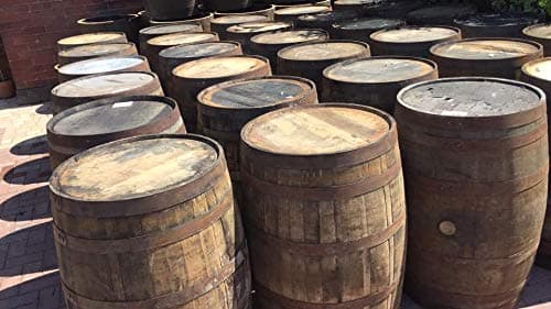 EX WHISKEY 40 GALLON OAK BARREL Wooden Keg Barrels Cider Pub Table Whisky Cask