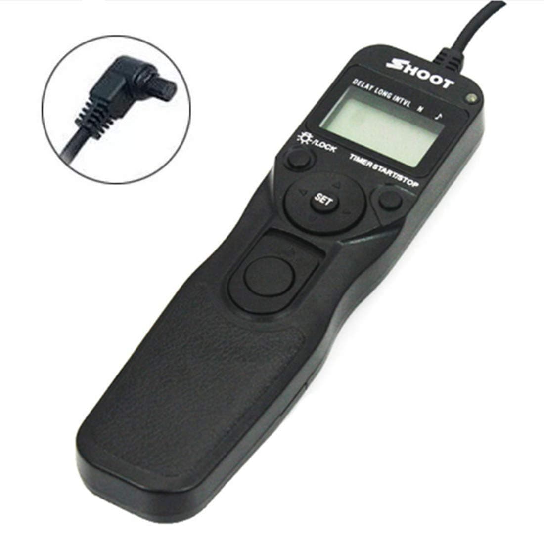 Digital Intervalometer Timer Remote Control for Canon EOS-1D X Mark II,1D X,1Ds Mark III,1Ds Mark II,1Ds,1D Mark IV,1D Mark III 1D Mark II 5D Mark III,5DS,5DS R 5D Mark II,5D,6D,7D Mark II,7D