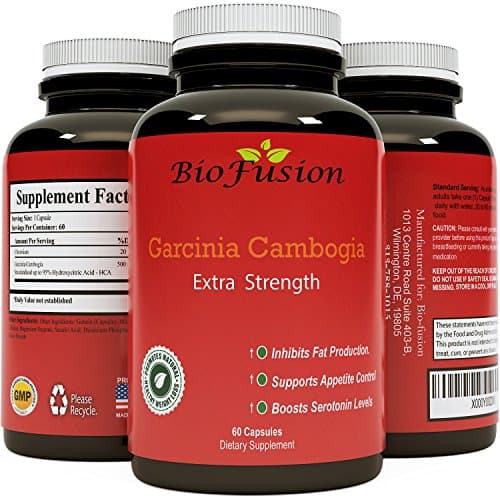 Premium Garcinia Cambogia - Ultra Pure 95 HCA Extract - Best Reviews Results – Slim Burn Appetite Suppressant Supplement For Weight Loss - Fat Blocker Burner Pills for Men Women