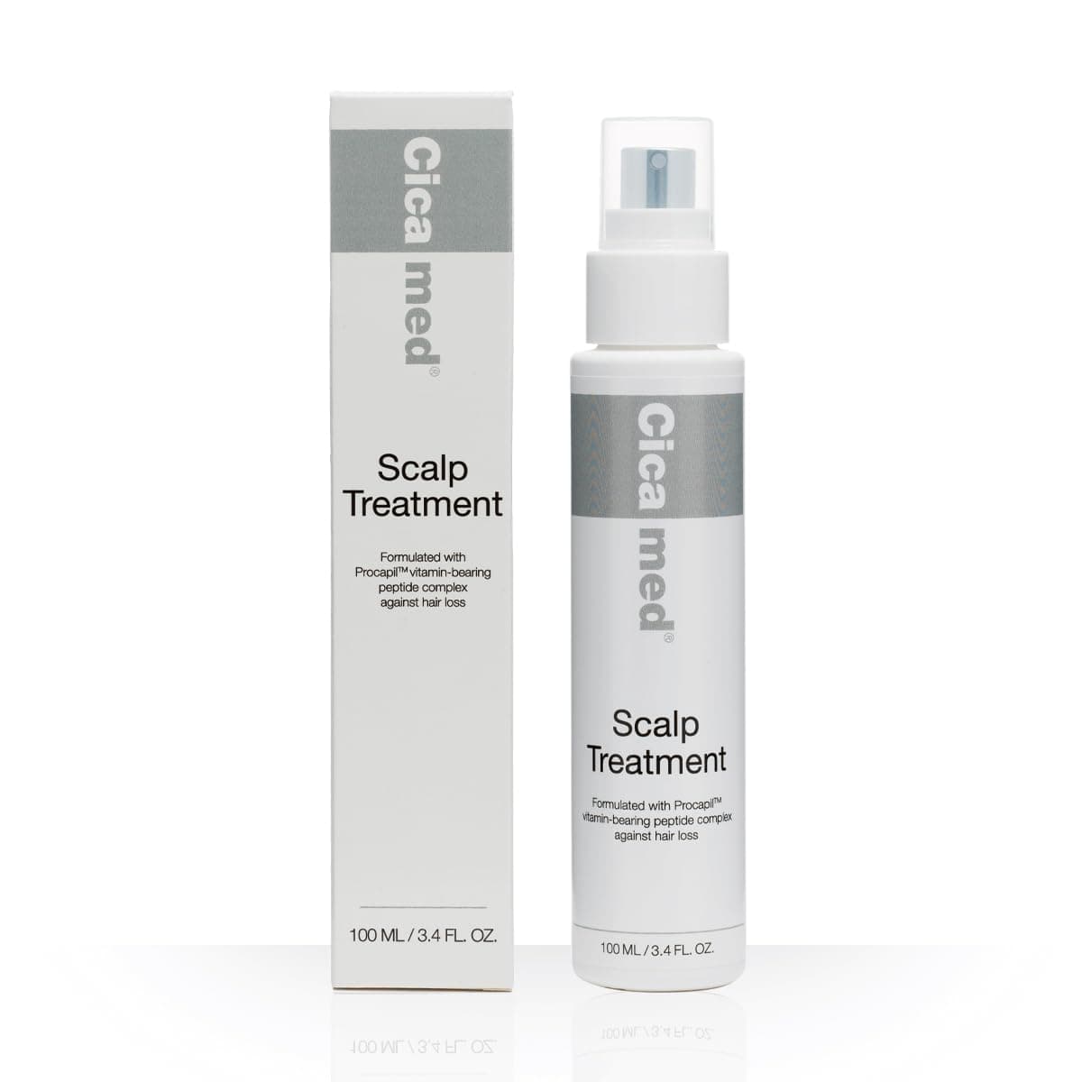 Cicamed Hair Loss Treatment Scalp Spray, Stimulates Regrowth, Medical Science