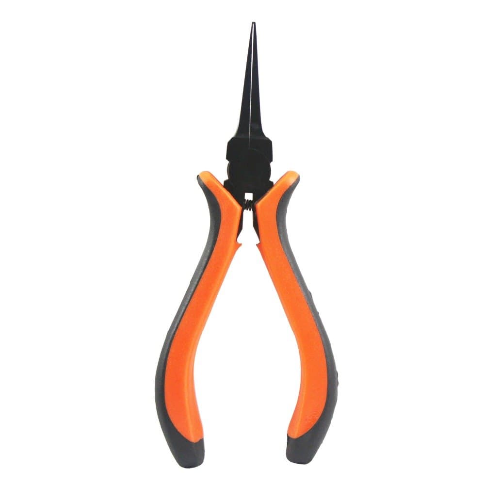 SEAIPEN Chaise Lounge 5.5 inches Thin Flat Needle Nose Pliers, Black