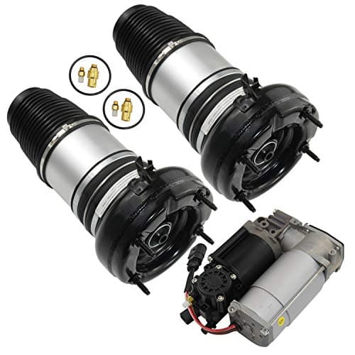 NEWZQ Front Air Suspension Springs & Compressor For Au di A8 4H Mulsanne 3Y 2010-2018 4H0616039AF,4H0616039AE