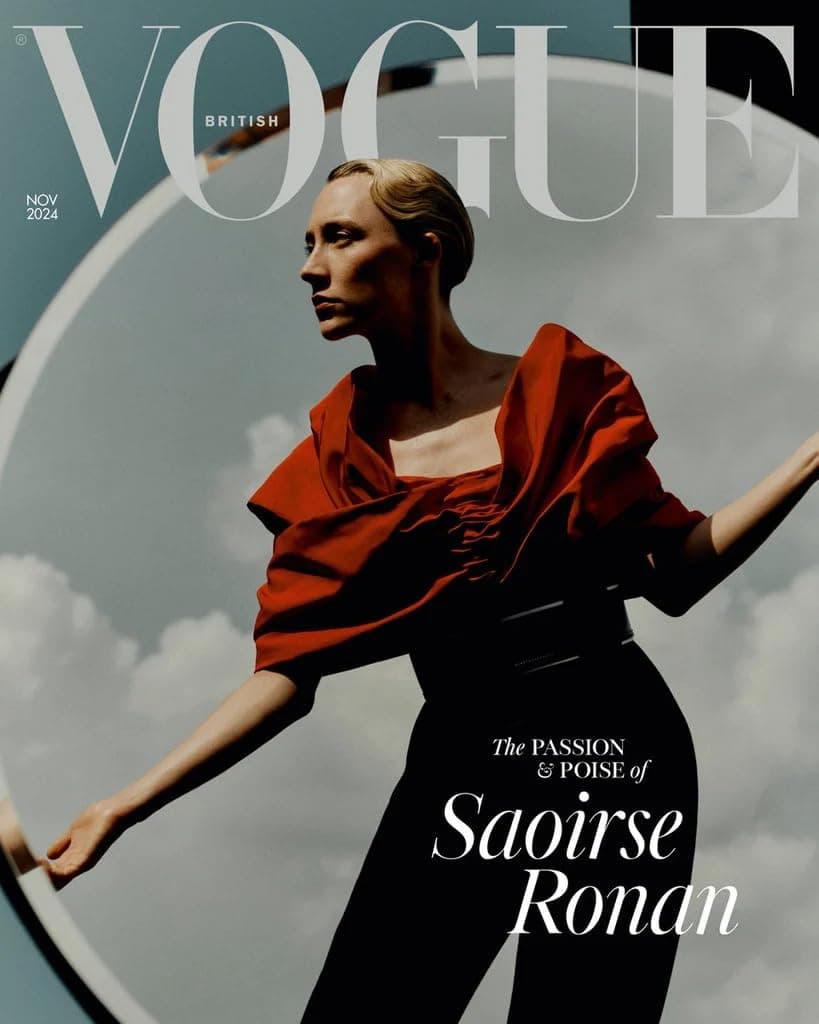 BRITISH Vogue Magazine : November 2024 : SAOIR_SE RON_AN Single Issue Magazine – 1 October 2024