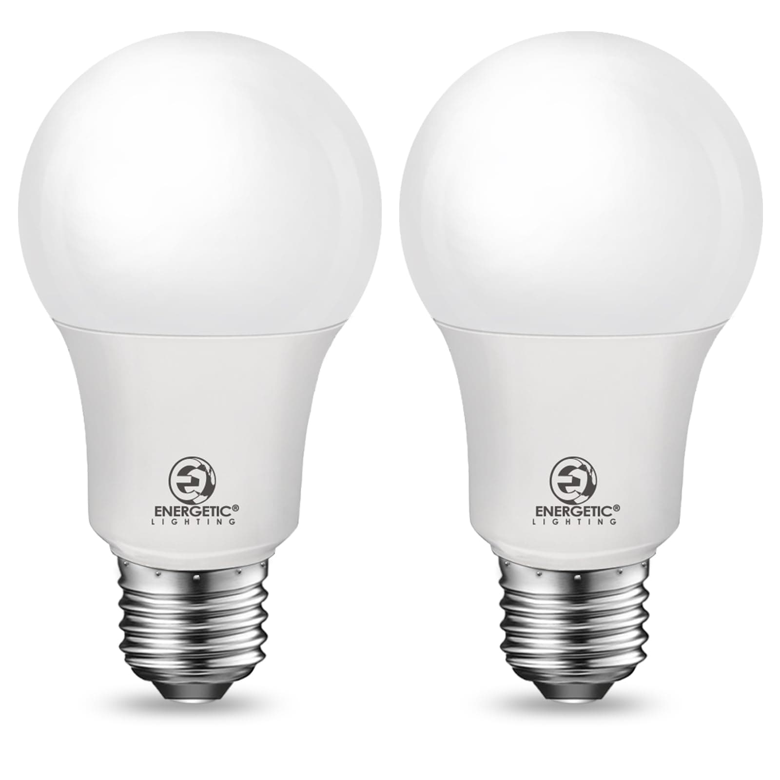 Energetic LED Grow Light Bulbs for Indoor Plants, 12W 4000K A19 Plant Light Bulb, 100 Watt Equivalent Full Spectrum Grow Light Bulb, 1200lm, E26 Base, UL Listed，2-Pack