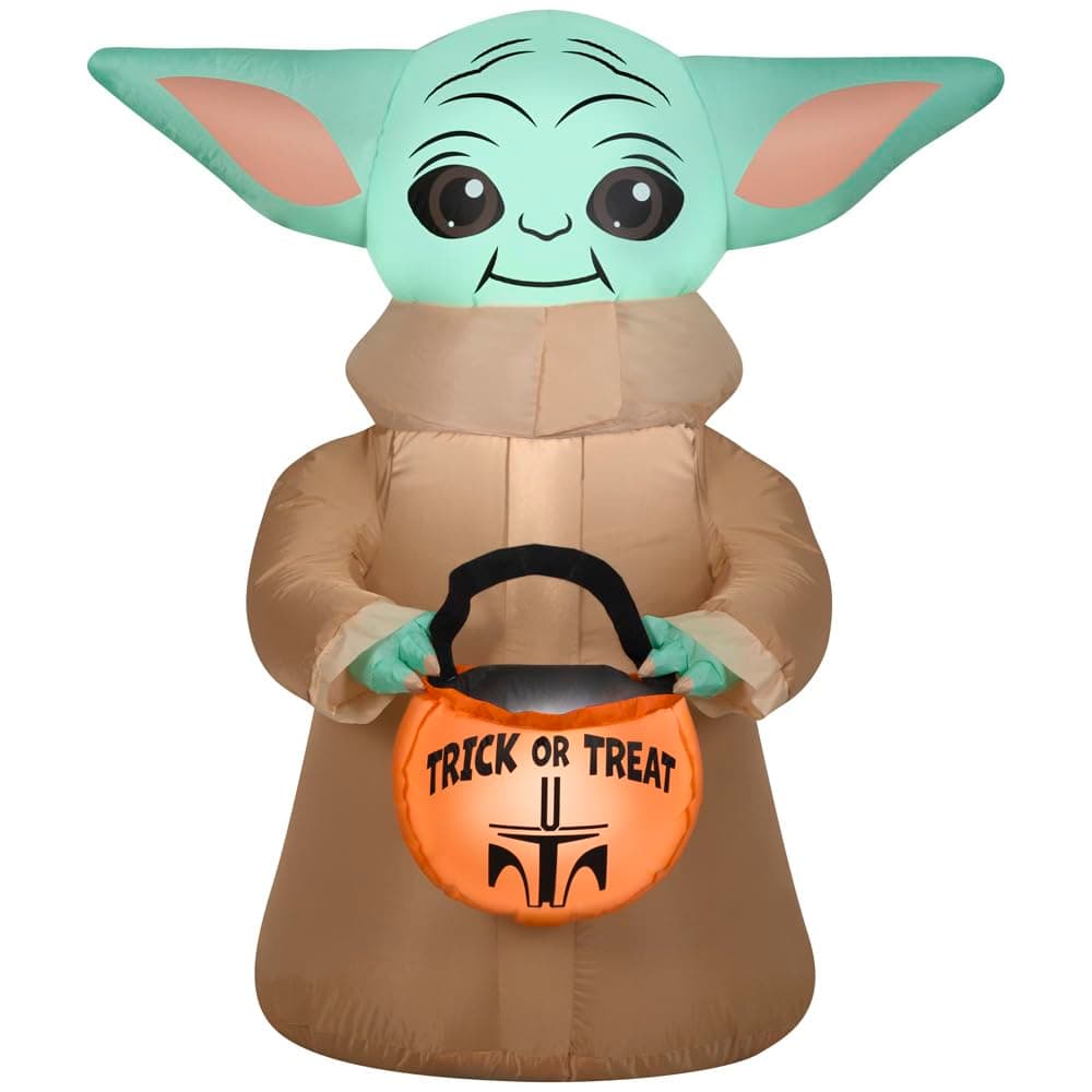 Airblown Inflatable The Child w/Treat Sack Star Wars, 3.5 ft Tall, Brown