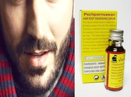 BEARD FACIAL HAIR GROWTH Sideburn Moustache growth SERUM 15ml Ginseng & Ginkgo