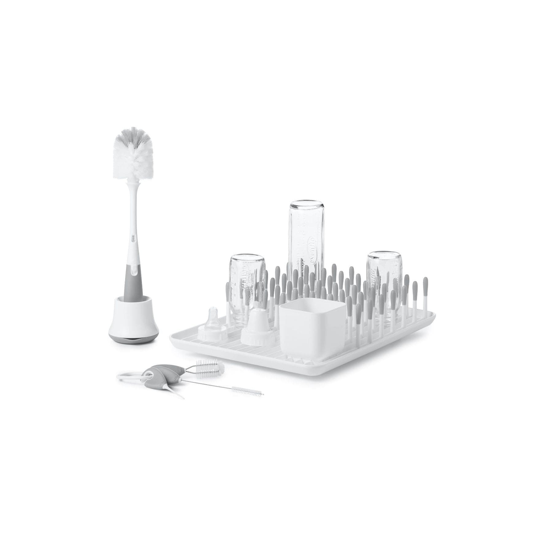 OXO TOT BOTTLE AND CUP CLEANING SET - GRAY