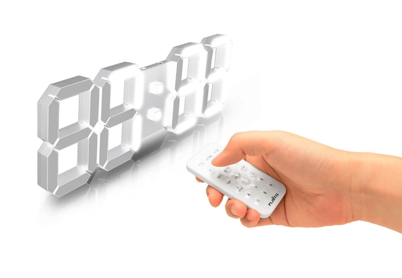 3D LED Multi-Functional Remote Control Digital Wall Clock