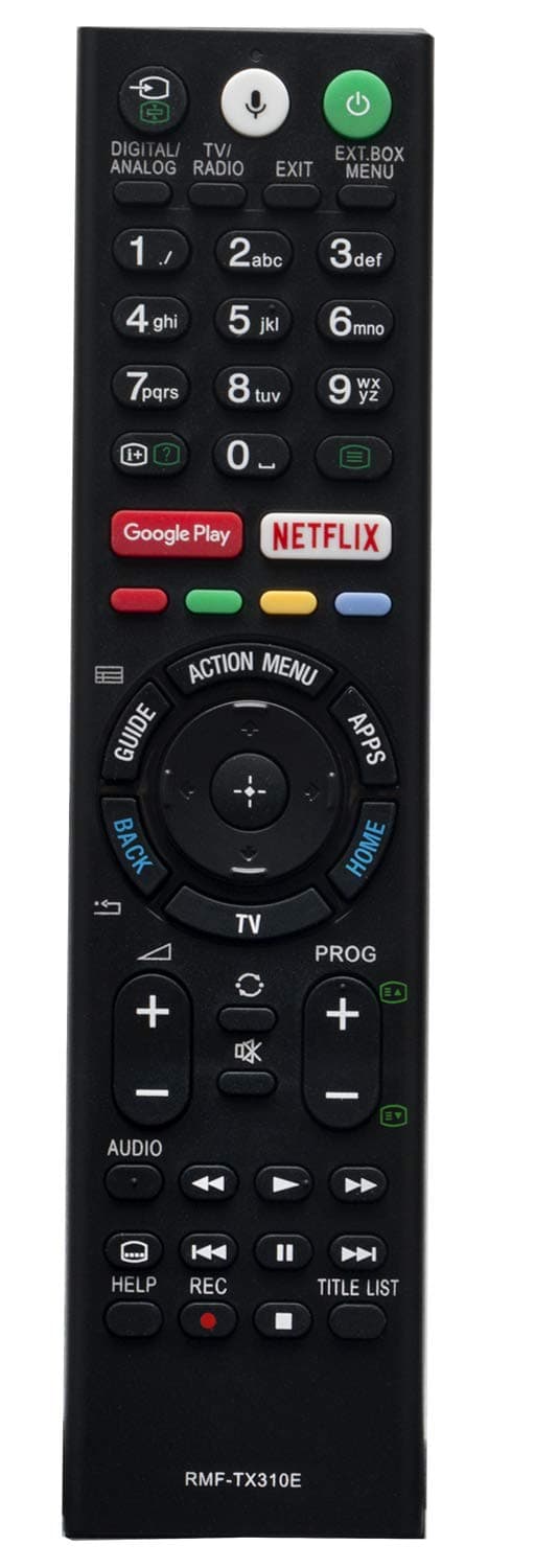 ALLIMITY RMF-TX310E Replacement Remote Control for Sony Bravia LED LCD TV KD-43XF8096 KD-43XF8505 KD-43XF8577 KD-43XF8588 KD-43XF8596 KD-43XF8599 KD-43XF8796 KD-49X E8004 KD-49XE8005