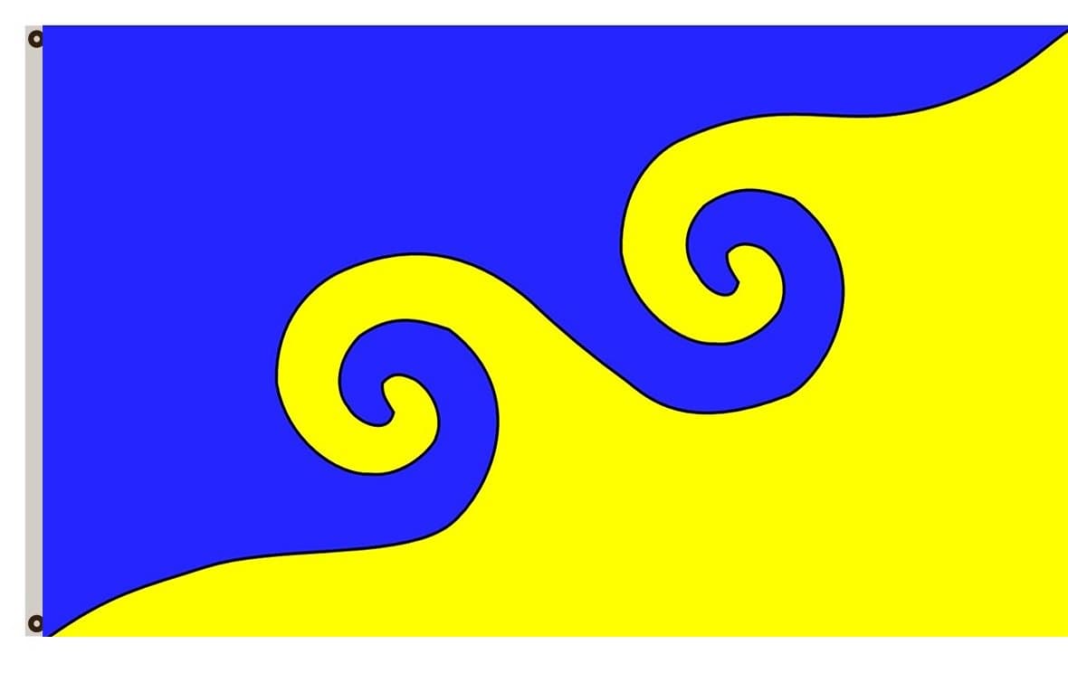 Karmapa s Dream Karmapa, el l¨ªder de la subescuela Karma Kagyu Namkhyen Gyaldar La bandera landscape flag 3x5ft