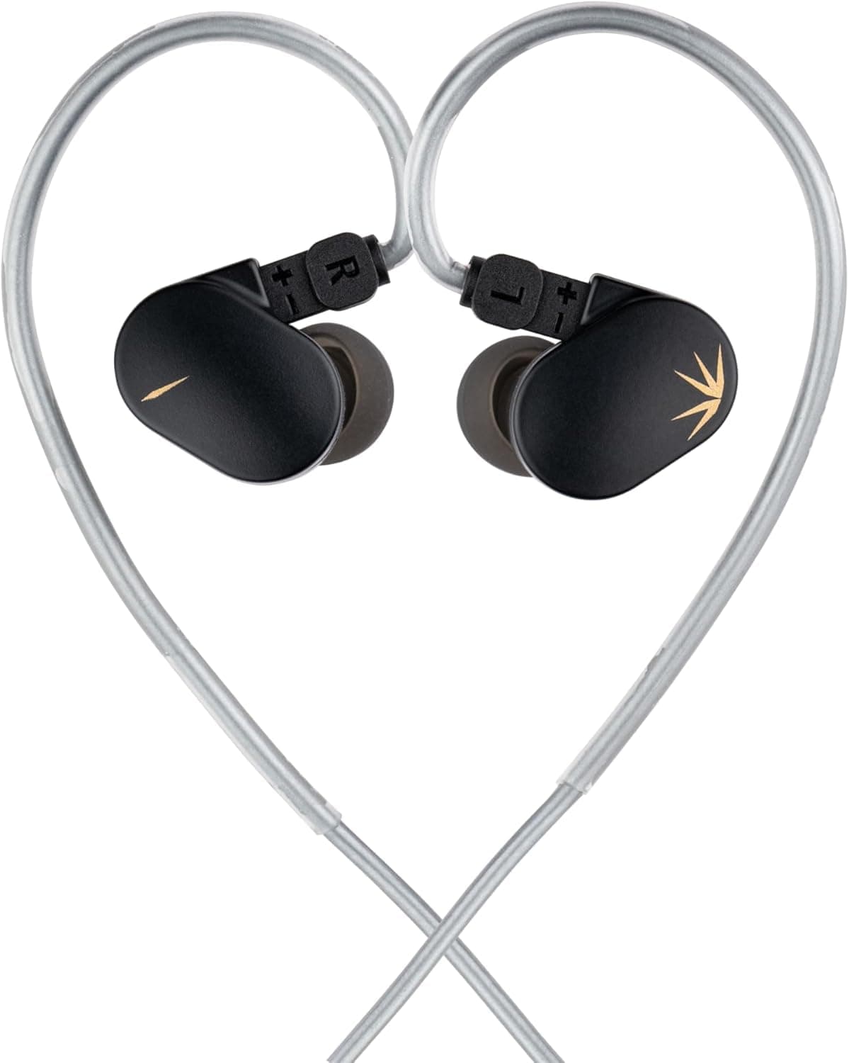 CHU II High Performance Wired Dynamic Driver Iems Interchangeable Cable In Ear Headphone, Black
