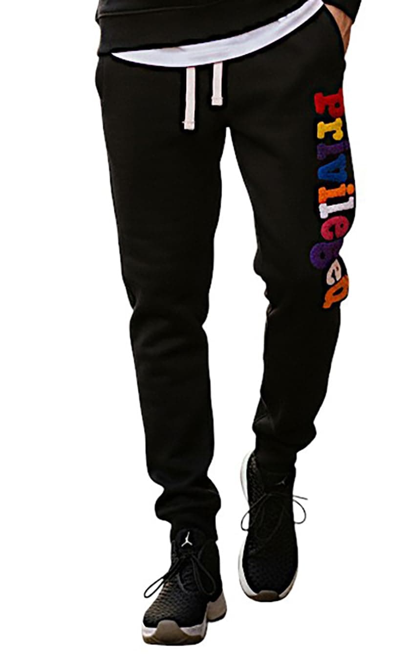Mens Premium Hip Hop Fashion Pockets Fleece Pants