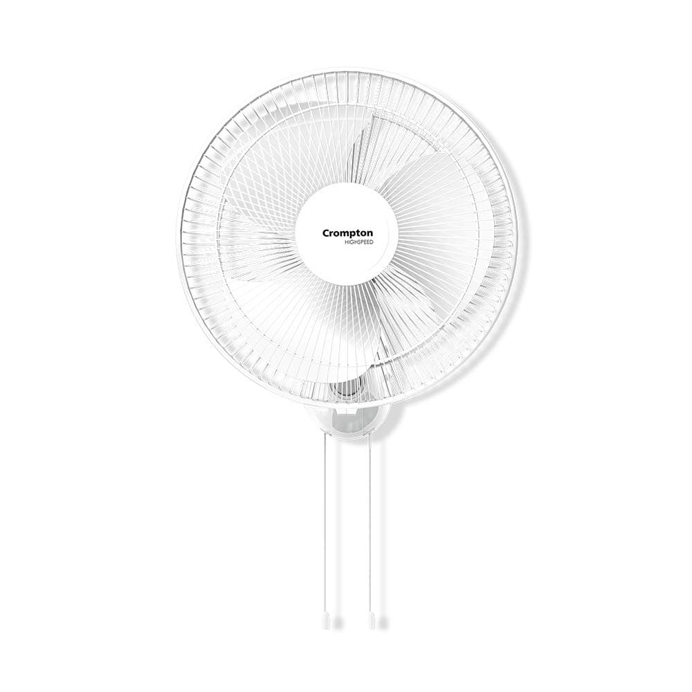 CromptonHighSpeed Torpedo 400 mm Wall Fan (KD White)