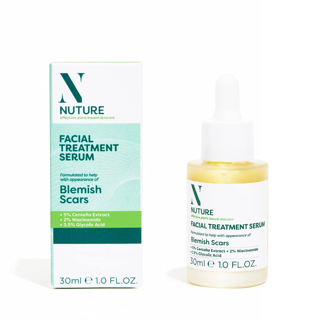Nuture Facial Treatment Serum 30ml | helps the appearance of post-blemish marks, blemish scars & hyperpigmentation