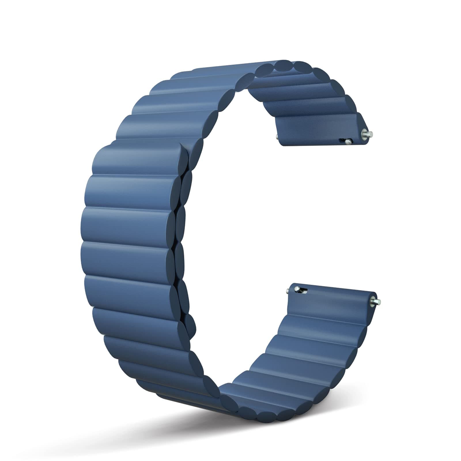 Silicone Magnetic Watch Band Blue