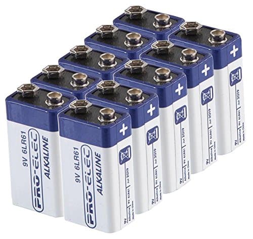 PSG91117 Ultra Alkaline 9V PP3 Batteries, 10 Pack