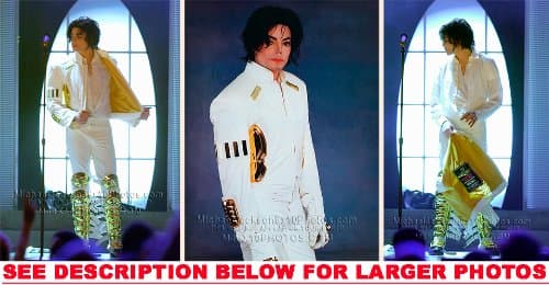 Michael Jackson 30th Anniversary Concert (3) Rare 8x10 FINE Art Photos with Bonus DVD