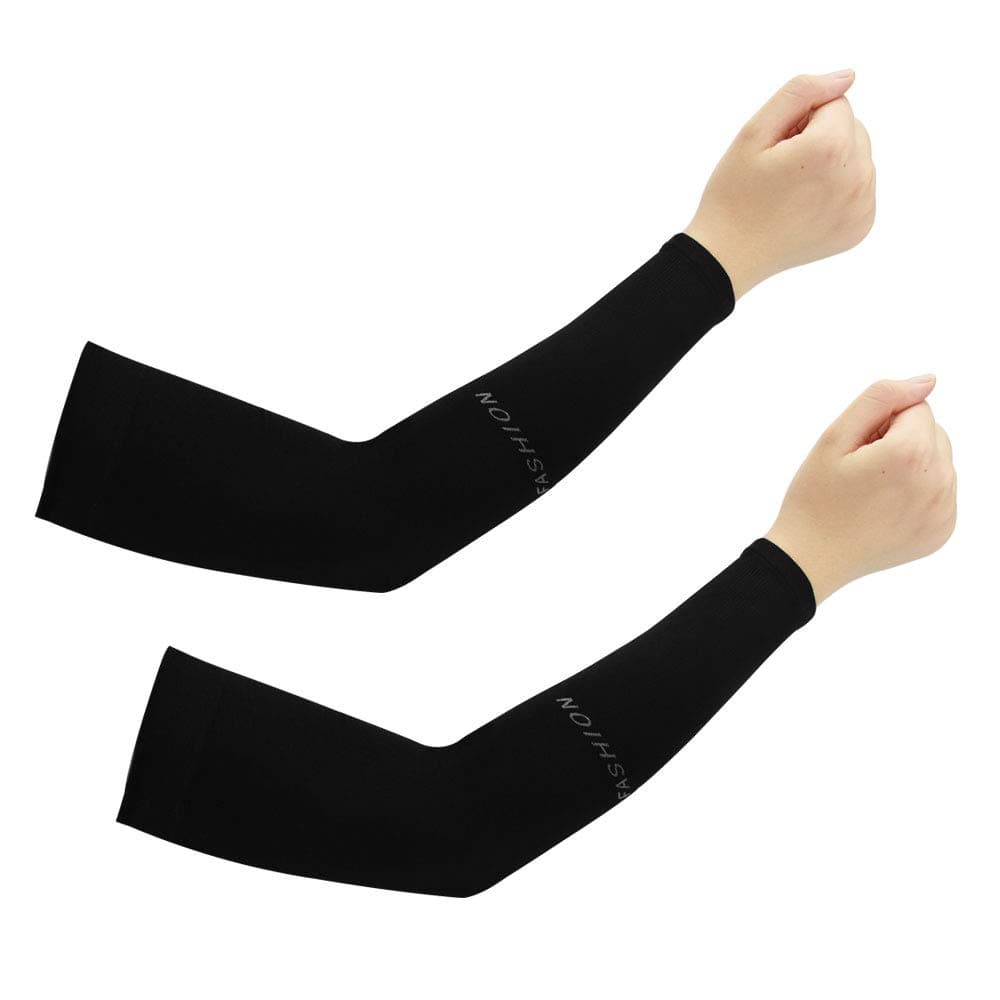 CODIRATO2 Pairs Sports Arm Warmers Unisex Arm Warmers Breathable Arm Cooler Anti-UV Protection Glove for Cycling, Fishing, Basketball, Hiking, Running, Outdoor Work
