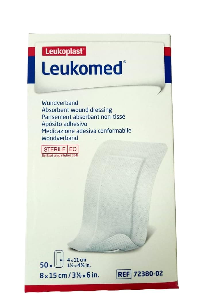 JOMED Leukomed Absorbent Wound Dressing,Size-8X15Cm,Pack Of 10