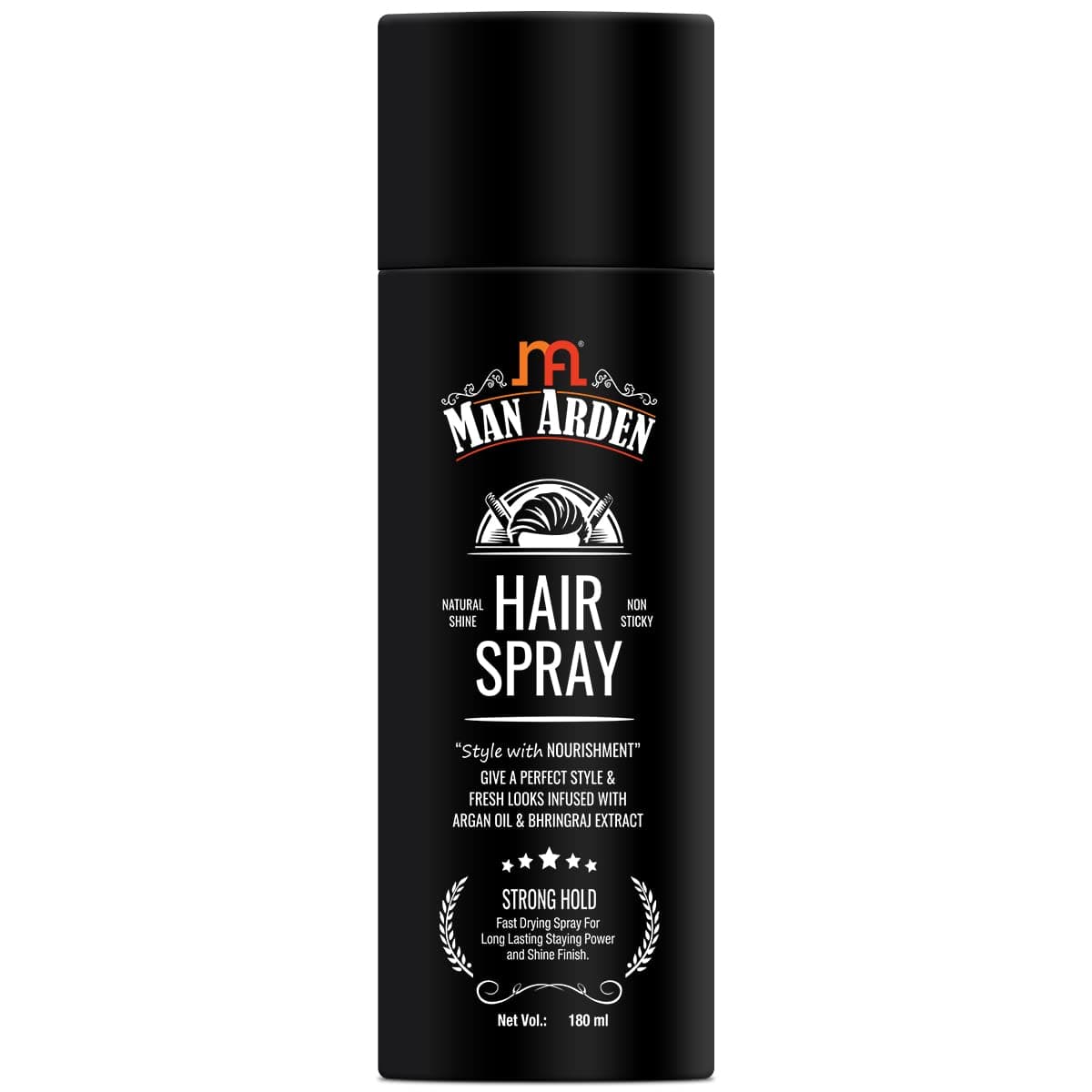 Man Arden Hair Spray - Strong Hold, Styling with Nourishment - 180ml