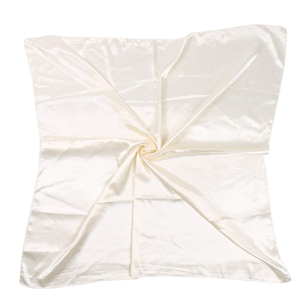 ASUITOFK 35" Womens Large Satin Square Scarf Silk Feeling Hair Wrapping Gift Headscarf Scarves