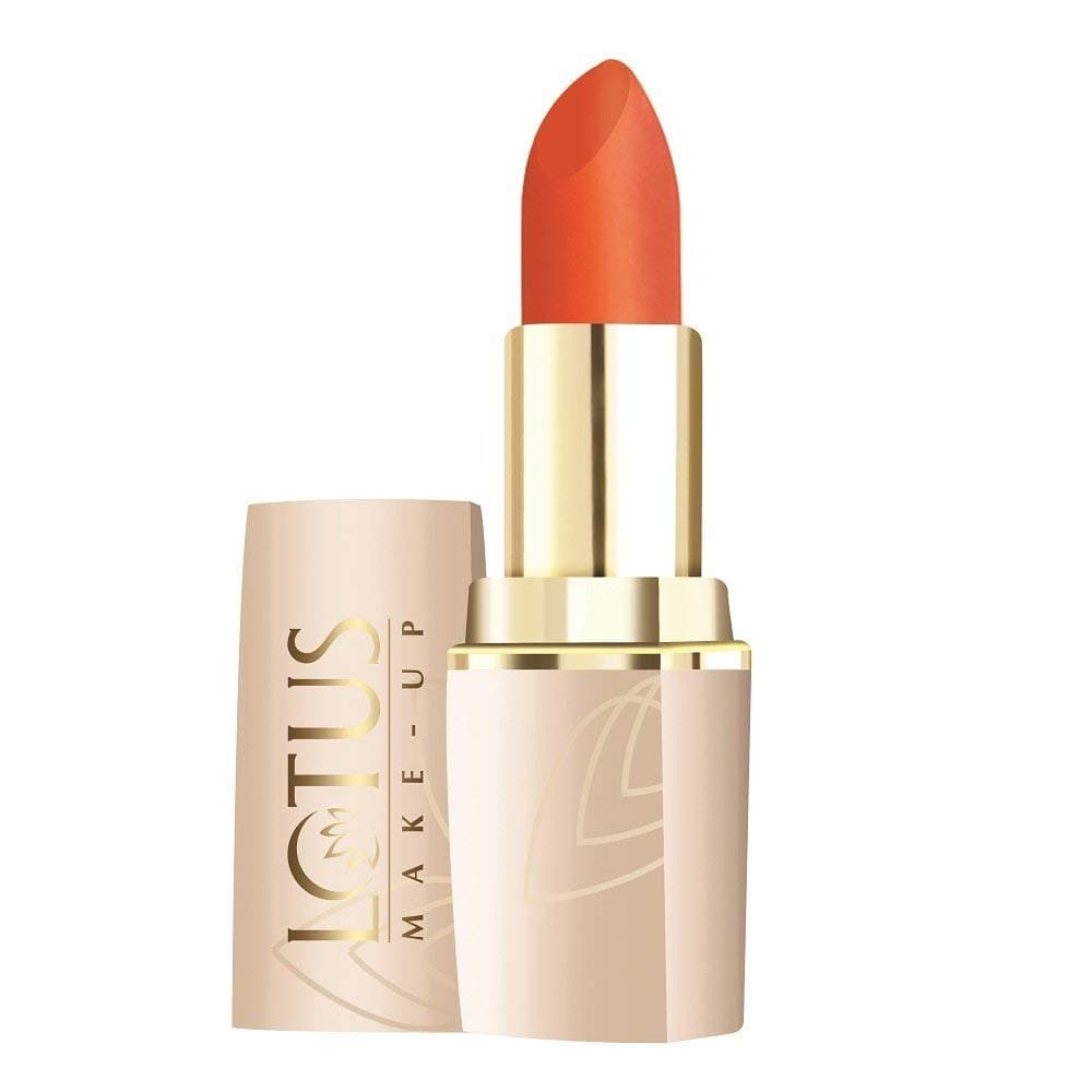 Glamorous Mart - Lotus Makeup Pure Color Moisturising Lip Color, Tangerine 694, 4.2g