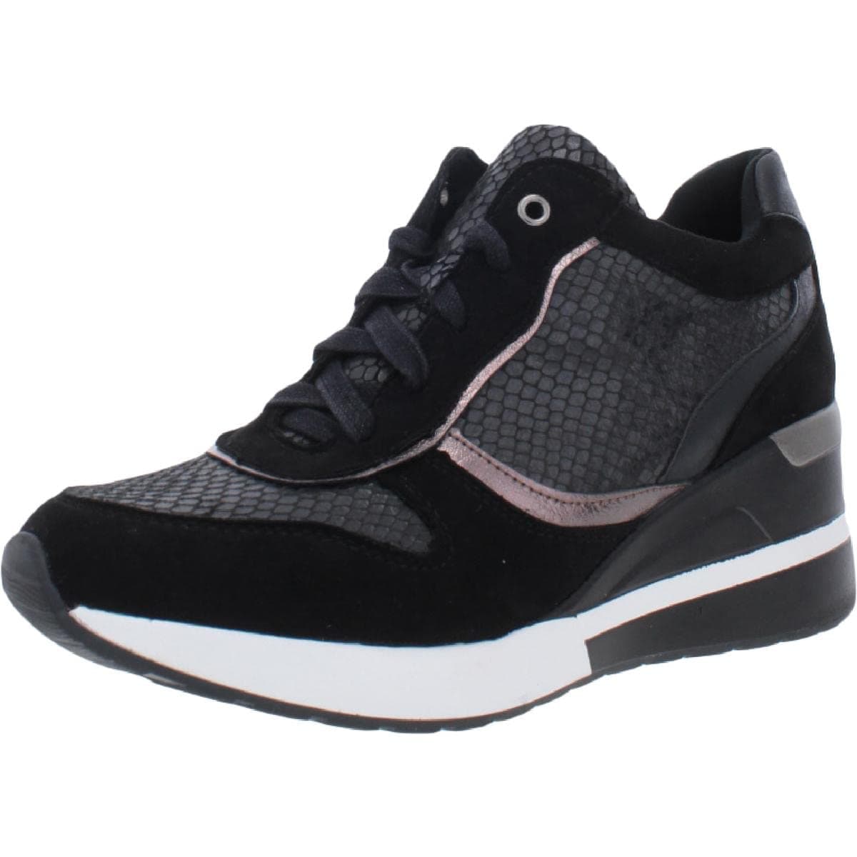 GC Shoes Low Top Fashion Wedge Sneakers for Women, Hidden Heel Sneaker Boots, Sporty Platform Bootie