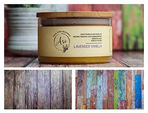 SnapIt Boards Combo-2 Boards & Bracket-Photo Backdrop Boards for Flat Lay or Food Photography Background, Durable Waterproof Realistic Photo Backgrounds for Product Photography 26x20 (The Woods Pack)