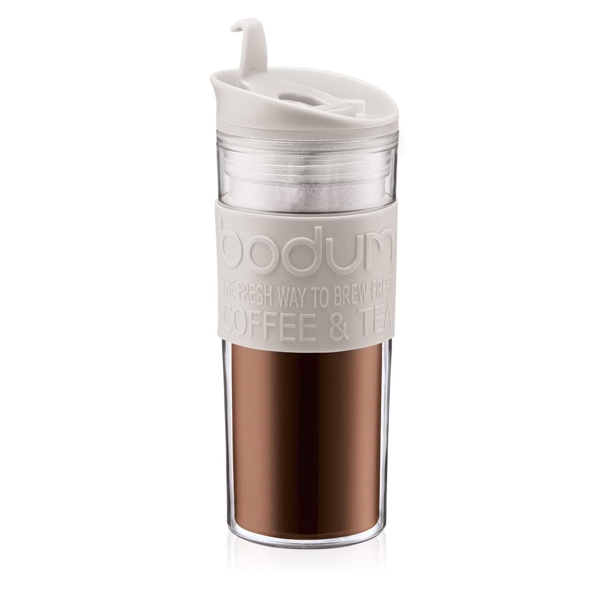 Bodum Travel Mug, 0.45 l, white, 8x8x20.8 cm