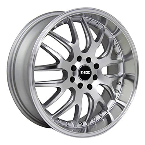 9002 Tuner Gloss Silver Wheel with Machined Lip (15x7"/8x114.3mm)