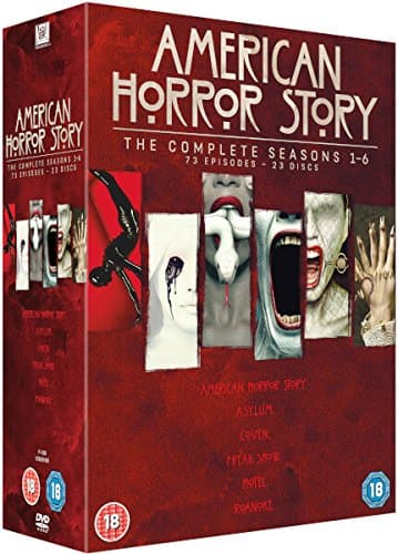 - American Horror Story: The Complete Seasons 1 to 6 | Includes all full & complete 6 Seasons of American Horror Story (AHS) (23-Disc) (Special Edition Box Set) (Uncut | Slipcase Packaging | Region 2 DVD | UK Import)