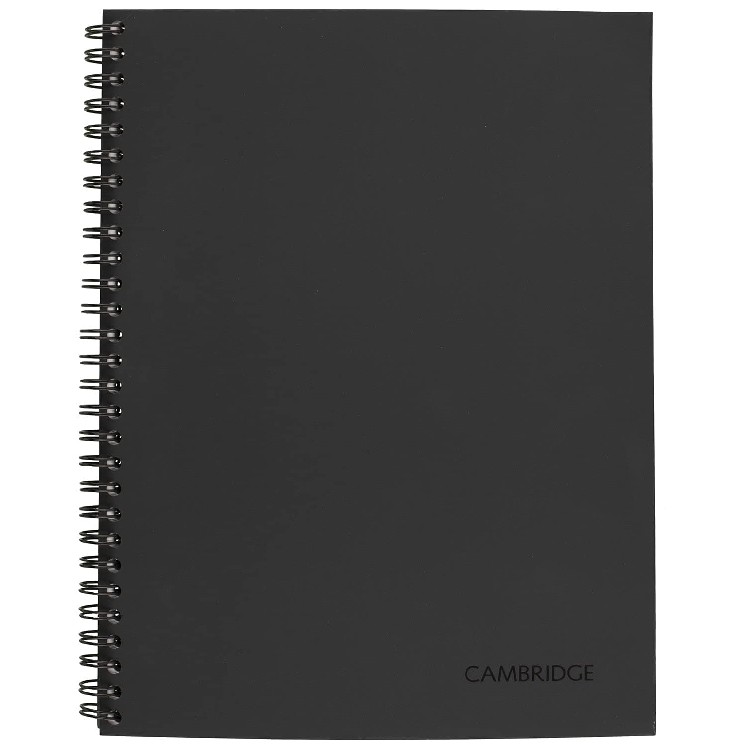 Limited Business Notebook, Guided Meeting Notebook, Legal Ruled with Flexible Soft Touch Cover, Wirebound, 6-5/8" x 9-1/2", 80 Sheets, Gray (06982)