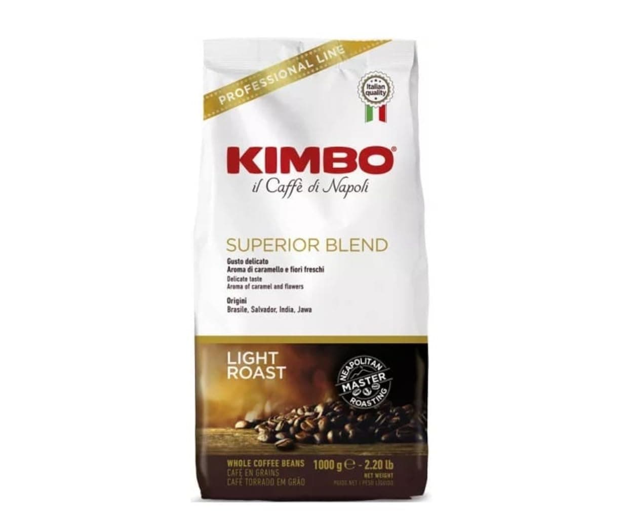 kimbo coffee beans superior blend 1kg