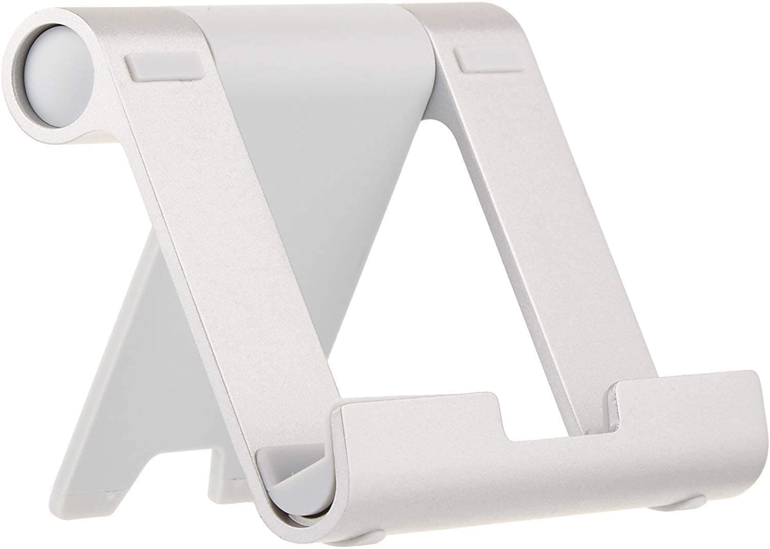 Amazon Basics Multi-Angle Portable Stand for Tablets, E-readers and Phones - Silver