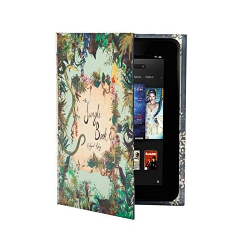 Kindle Fire and 7 Inch Tablet Case with Classic Book Cover (Jungle Book)