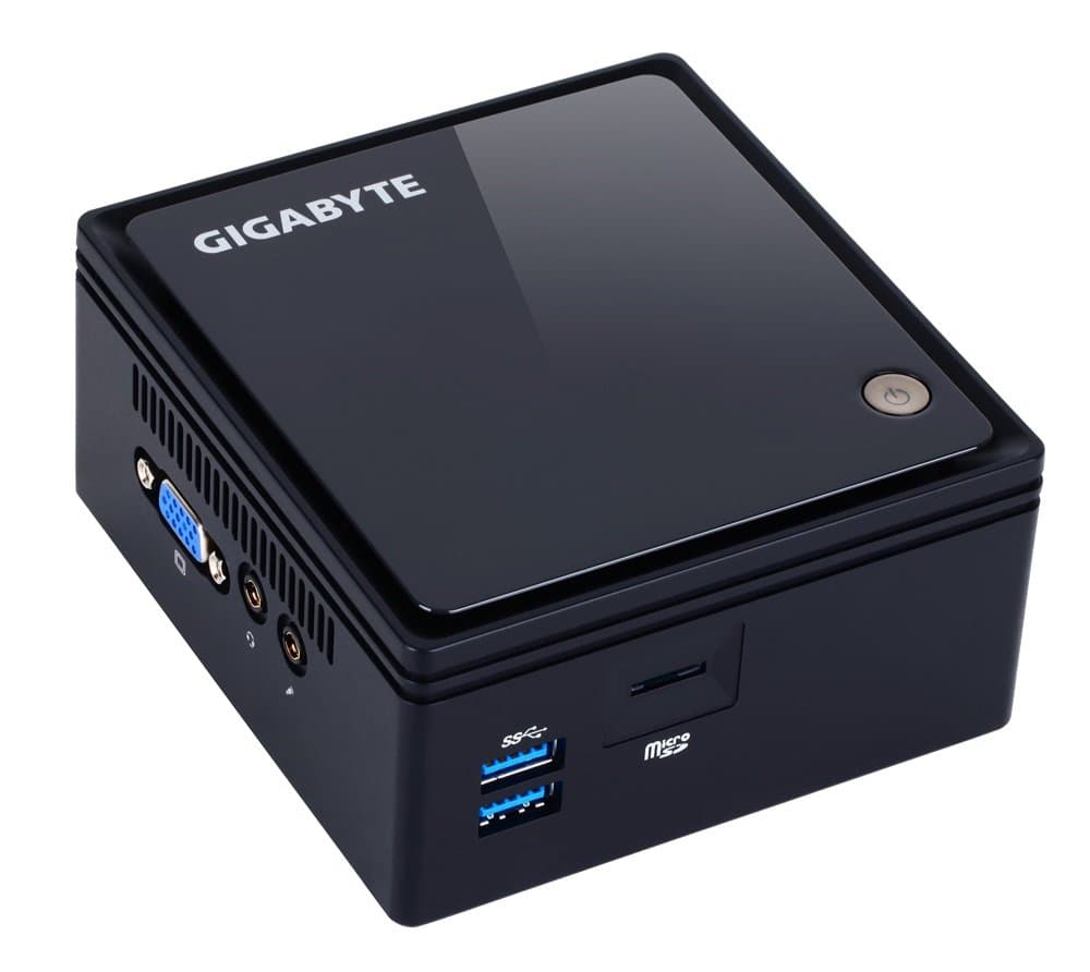 Gigabyte Brix GB-BACE-3150 Ultra Compact PC Kit - 240GB SSD + 8GB RAM - Black