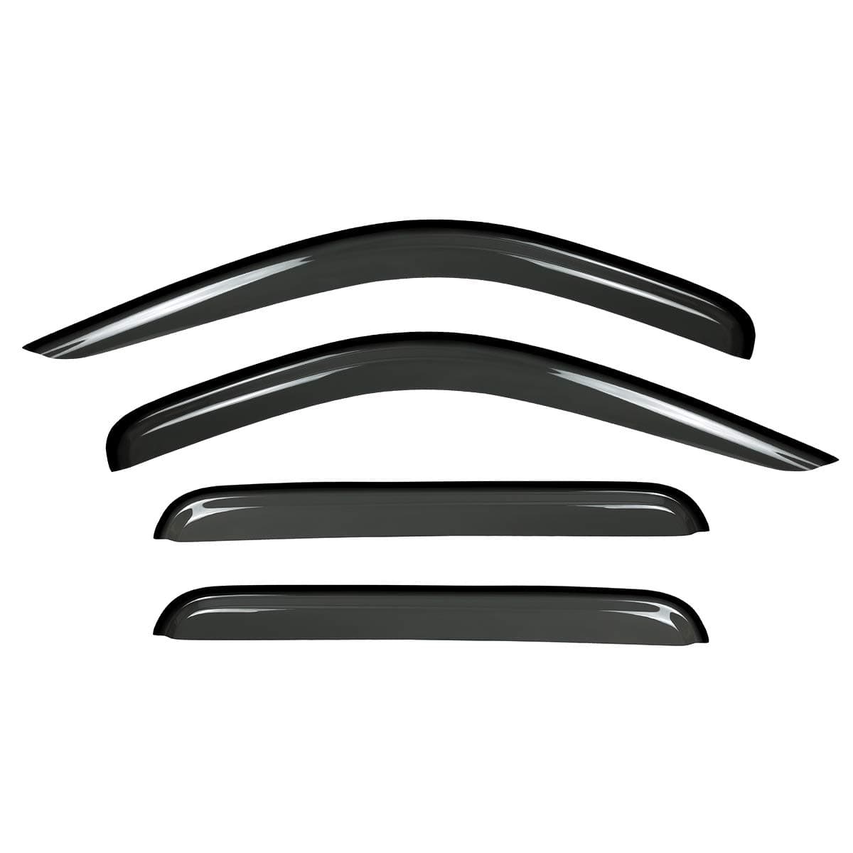 4pcs Vent Shade Sun Rain Guard,Saiyingli for 98-03 Durango & 00-04 Dakota Crew Quad Cab Window Visors