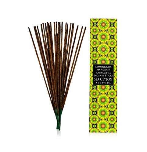 Spa Ceylon Luxury Ayurveda Lemongras Incense Stick - (3.2 Inch x 3.2 Inch x 14 Inch )