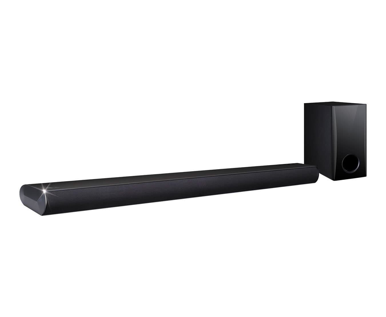 LG LAS355B 2.1 Channel 120W Sound Bar Audio System with Subwoofer and Bluetooth Connectivity